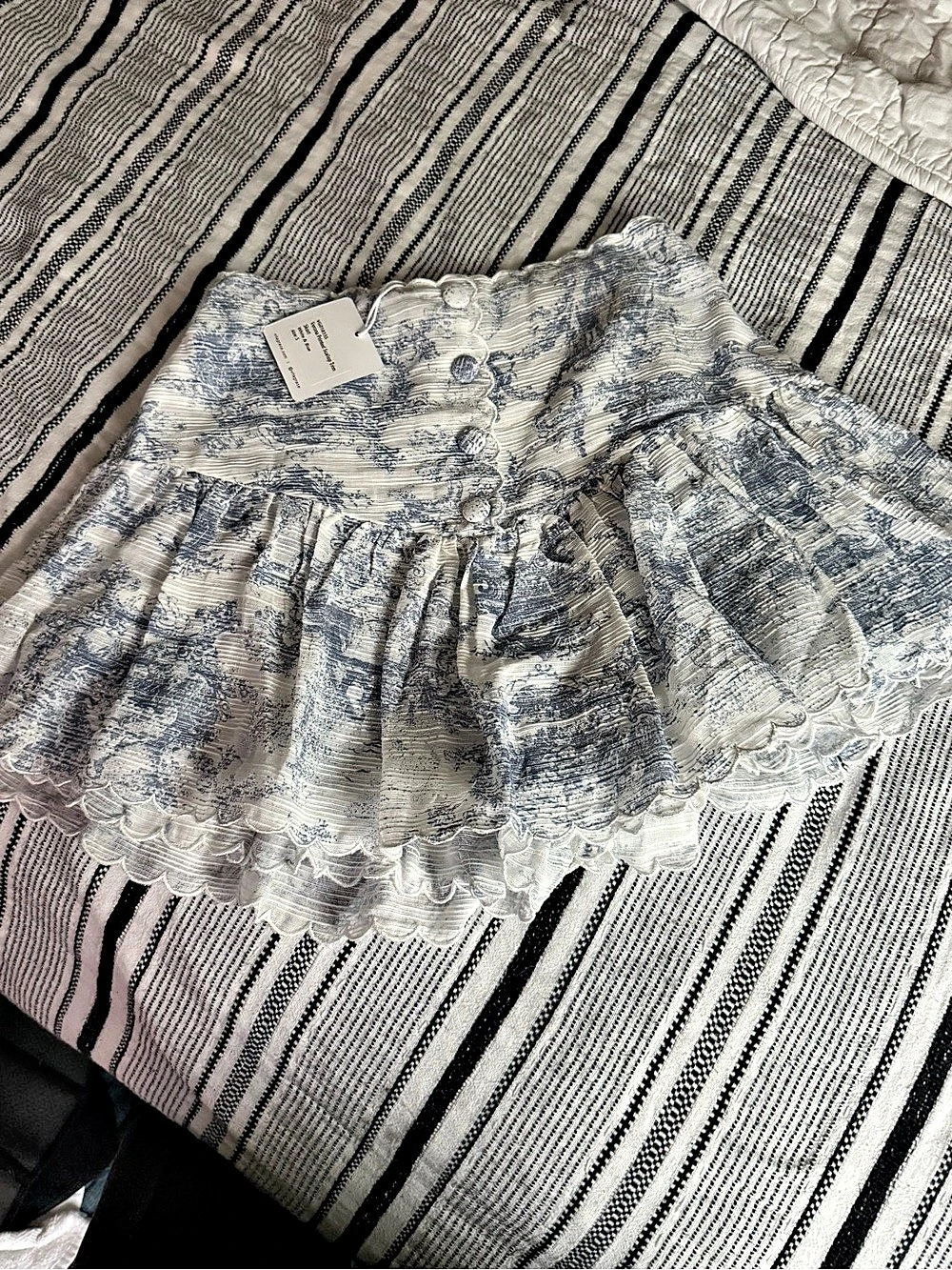 Vita grace Veronica in Blue & White NWT skort
